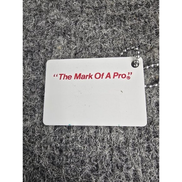 Rawlings Baseball Tag Keychain Vintage Red Plastic Spell Out - Picture 3 of 3